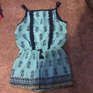 Blue romper